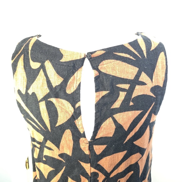 A New Day Sleeveless Linen Rayon Dress Size Medium - Picture 4 of 9